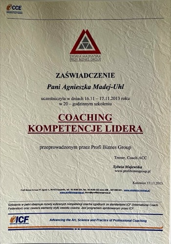 O Agnieszce Madej-Uhl 8 - - Totalna Biologia, Karma Rodowa Coaching Kompetencje Lidera
