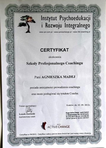 O Agnieszce Madej-Uhl 5 - - Totalna Biologia, Karma Rodowa Szkoła Profesjonalnego Coachingu